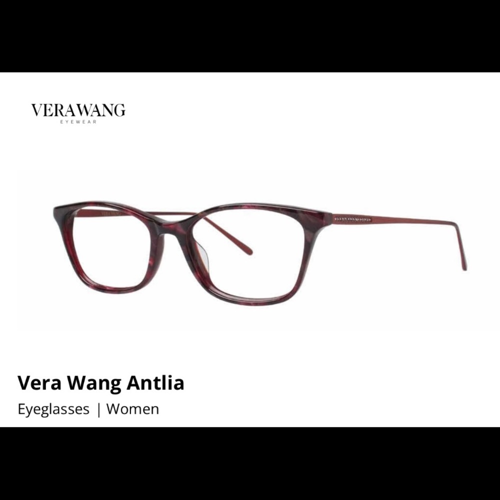 Vera Wang Antilia Ruby Rx eyeglasses 52-16-136